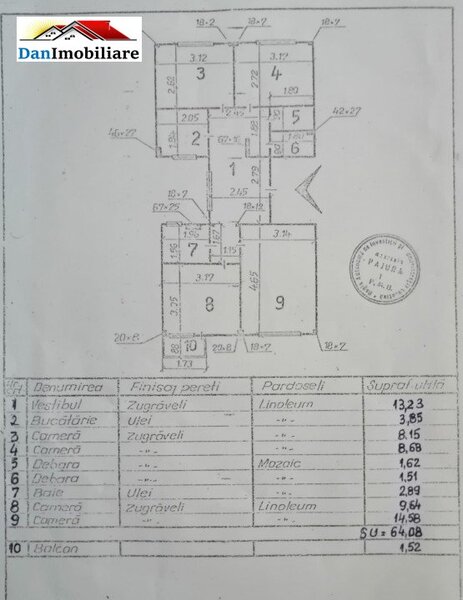 Apartament cu 4 camere in zona Victoriei-Titulescu